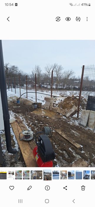 Foraje puțuri apa prelungirii denisipări și piloni