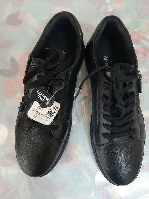 Мужские полуботинки кожаные!