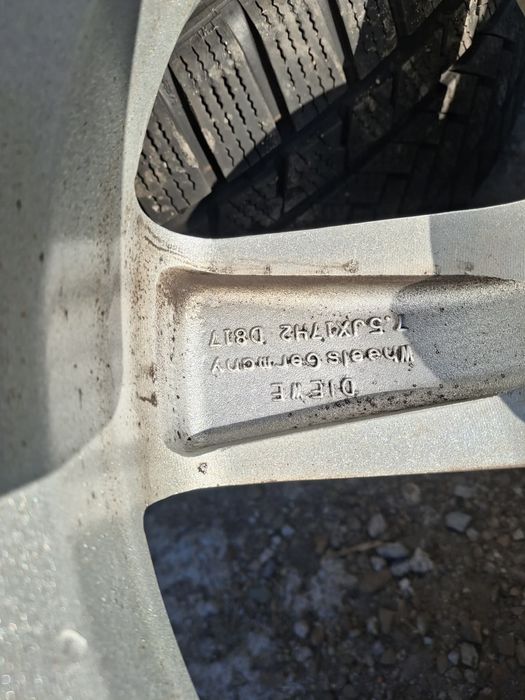 Джанти с гуми 5х112 7.5j et 37 17 цола за ауди/vw/сеат/шкода