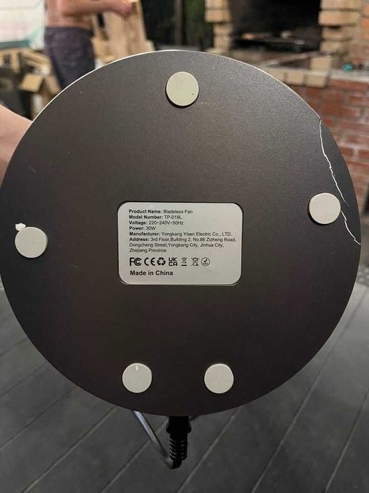 Ventilator fără pale TP-019L, Telecomandă, 8 Viteze – Nou
