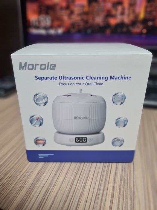 Aparat Curățare cu Ultrasunete și Sterilizare UV Morole - Bijuterii, Gutiere, Ochelari