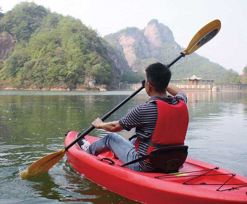 Caiac Axoos, Sit-On-Top 2.44 metri, rosu