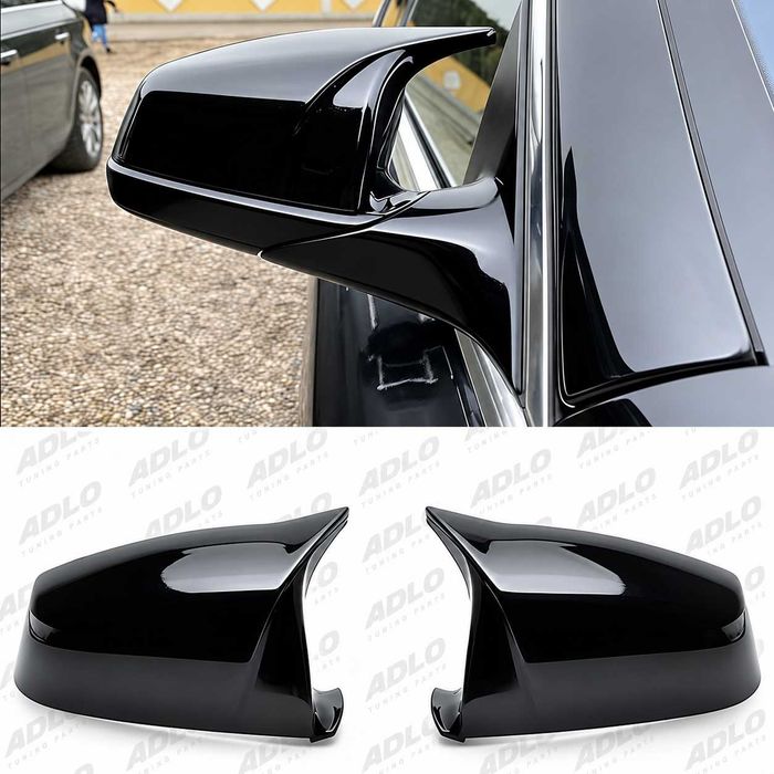 Capace Oglinzi Batman M Style BMW Seria 5 F10 F11 NFL Negru Lucios