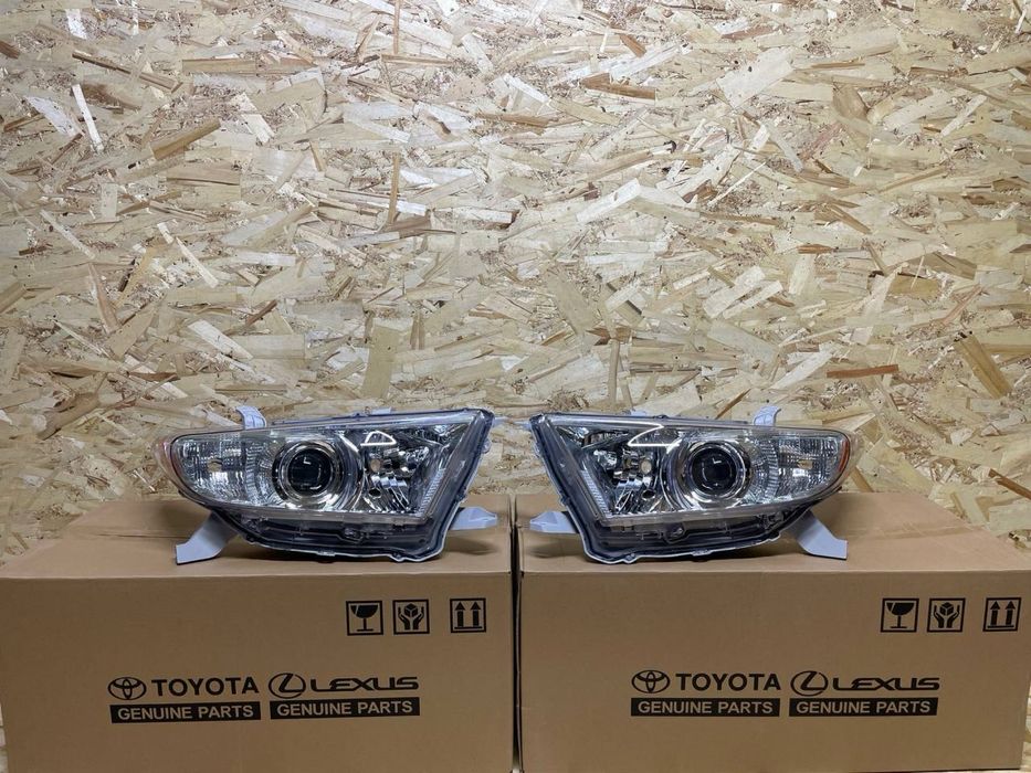 Фары с корректором на Хайландер 10-13