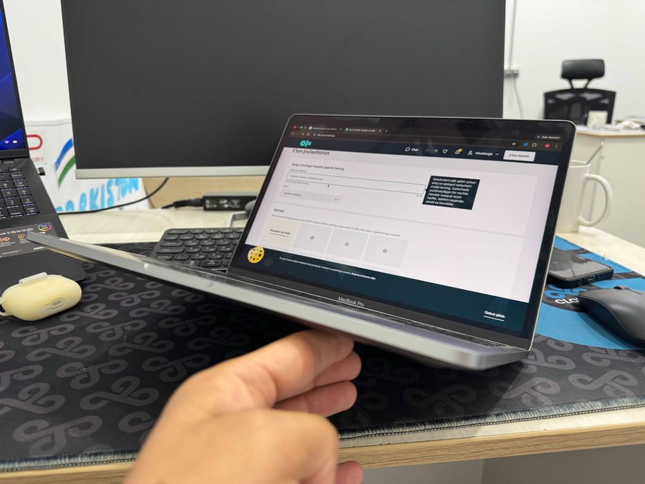 MacBook Pro M1, 16 / 512 GB, 81% yomkost, 13.3 inch.