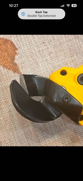 Dewalt, atașament foarfecă de tăiat tabla