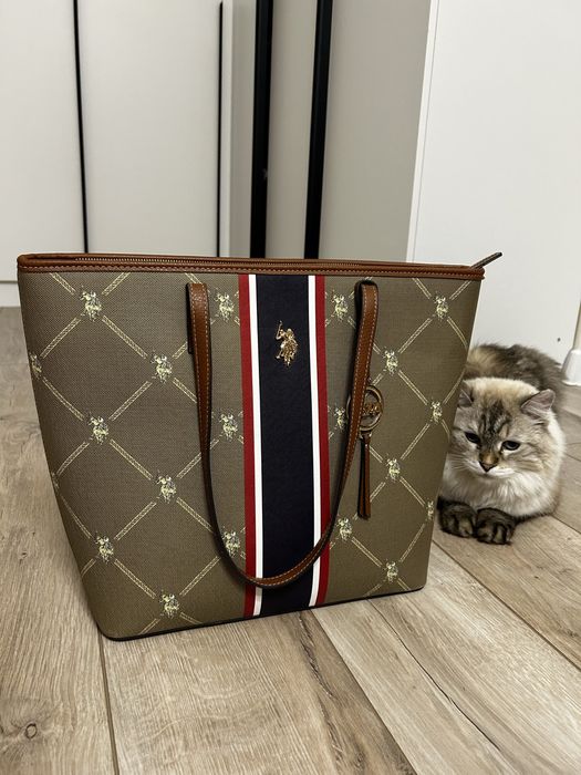 Сумка U.S. POLO Signature Khaki