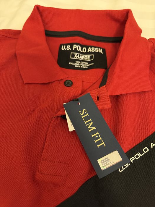 Vand tricou  barbat US POLO ASSN  XL original cu eticheta Bacau