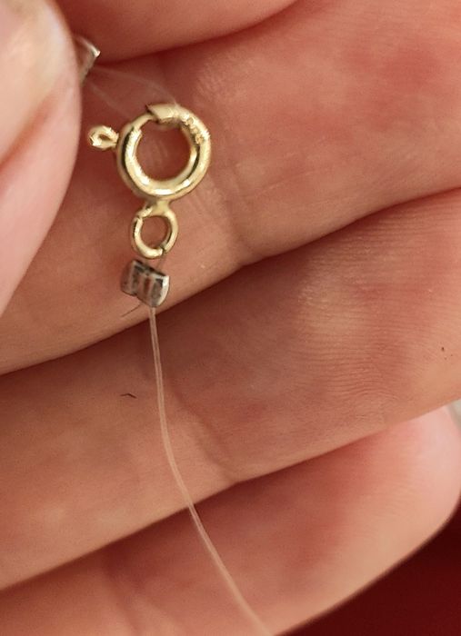 Lănțișor la baza gatului aur 14 k