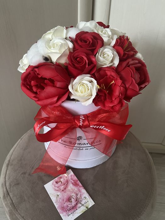 Букеты из мыльных роз