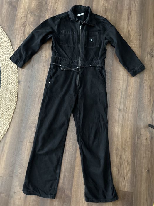 Salopeta jeans Calvin Klein, marimea 12 ani