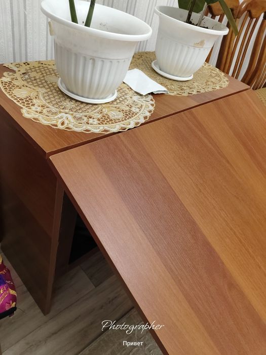 Раскладной стол, стулья