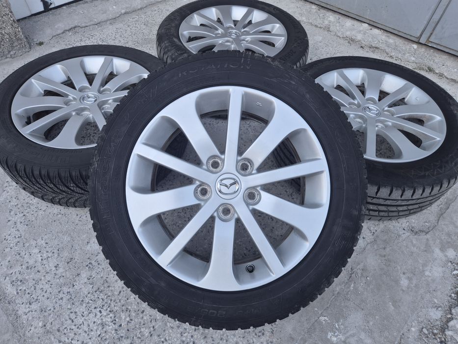 5х114.3/16 с гуми Мазда Рено Дачия 5x114,3/16 Mazda Kia Toyota  Honda