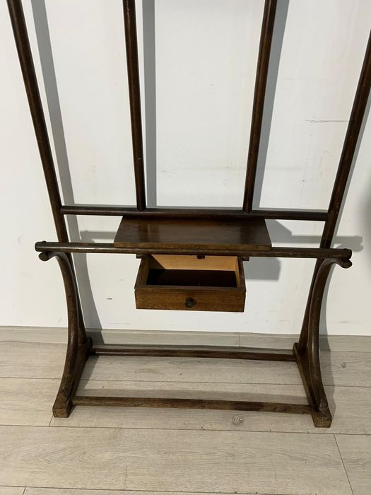 Cuier Vintage stil Thonet; Cuier Perete din Lemn