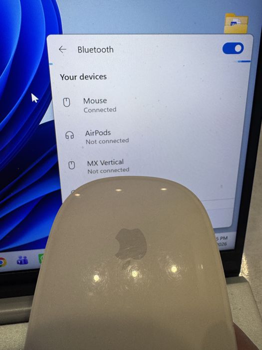 Apple A1296 Wireless Bluetooth Magic Laser Mouse White