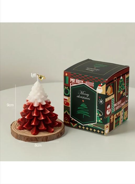 Декоративная свеча ёлочка