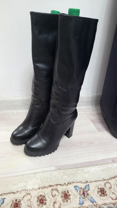 Сапоги Кожанные с замком