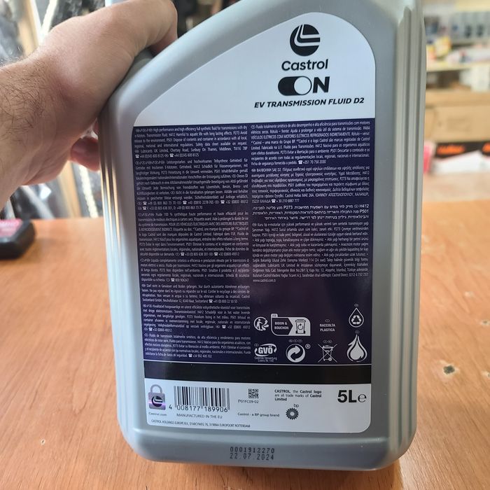 Castrol D2 reduktor uchun moy zeekr,lixiang,leap motor,byd,