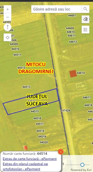 teren Lipoveni/Lac -1471 mp