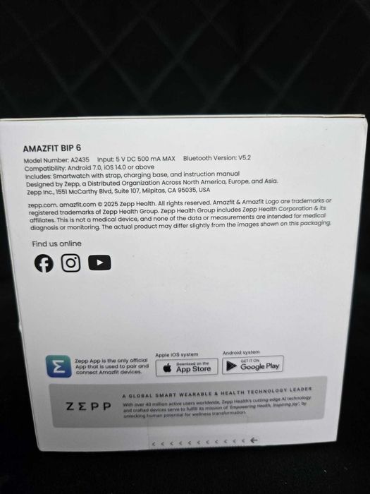 Amazfit Bip 6 Smartwatch