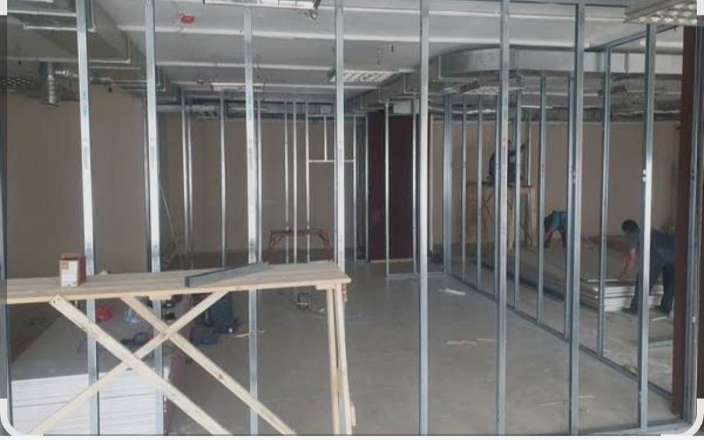 Гипсокартондан девор  пергоротка фигура киламиза