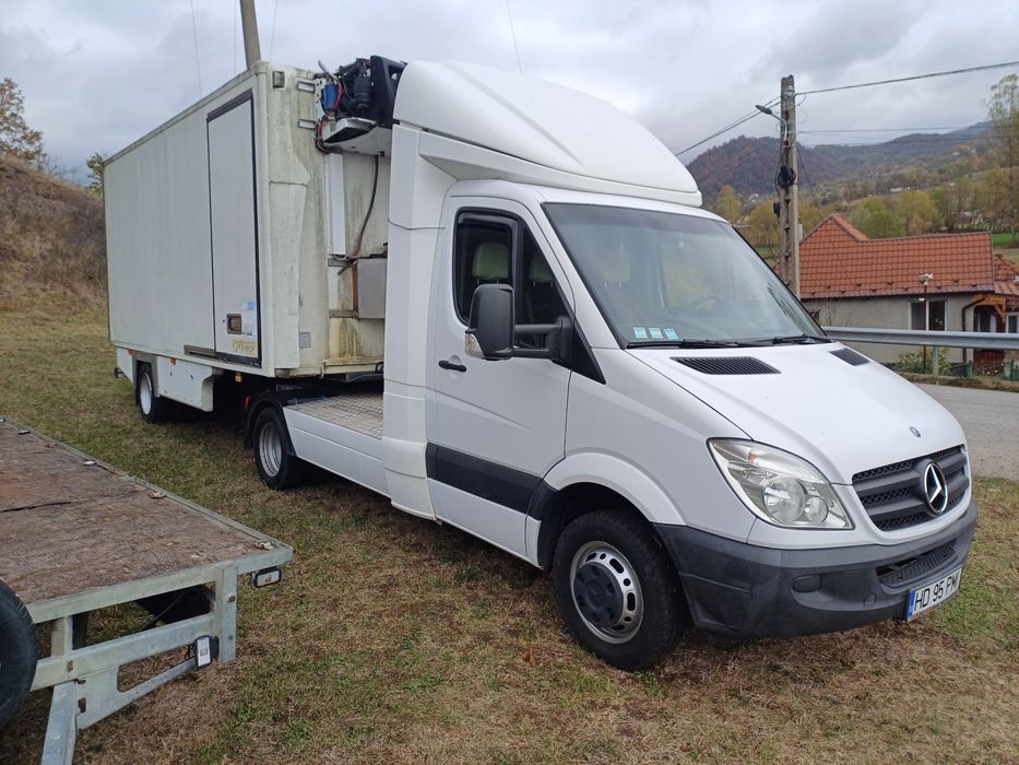 Mercedes sprinter 518 v6 3.0 mini tir cu remorca frigorifica Hartagani ...