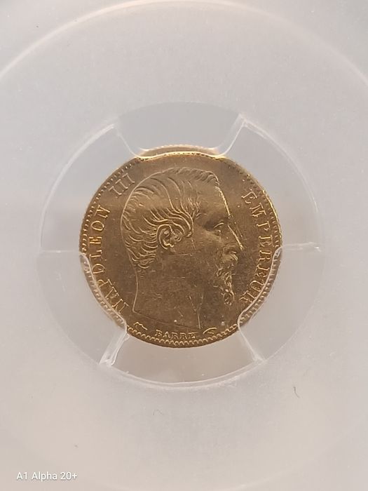 5 френски франка 1854 година