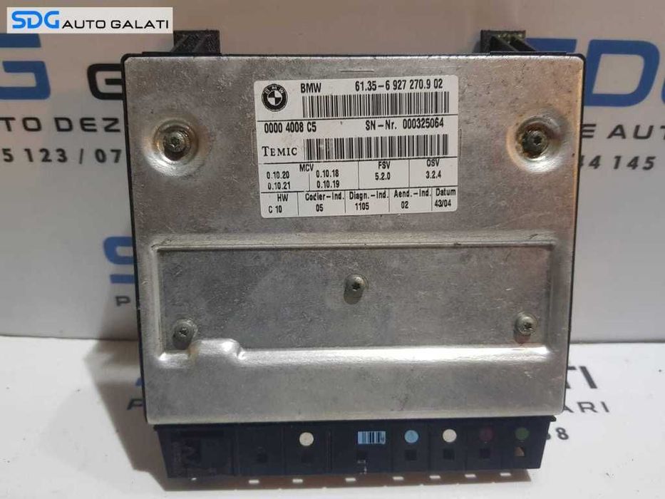 Modul Calculator Scaun Bancheta BMW Seria 5 E60 E61 2003 - 2010 Cod 6927270 61.350-6927270.9 02 [L3506]