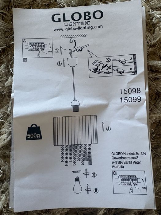 Luxtra neagra cu bec