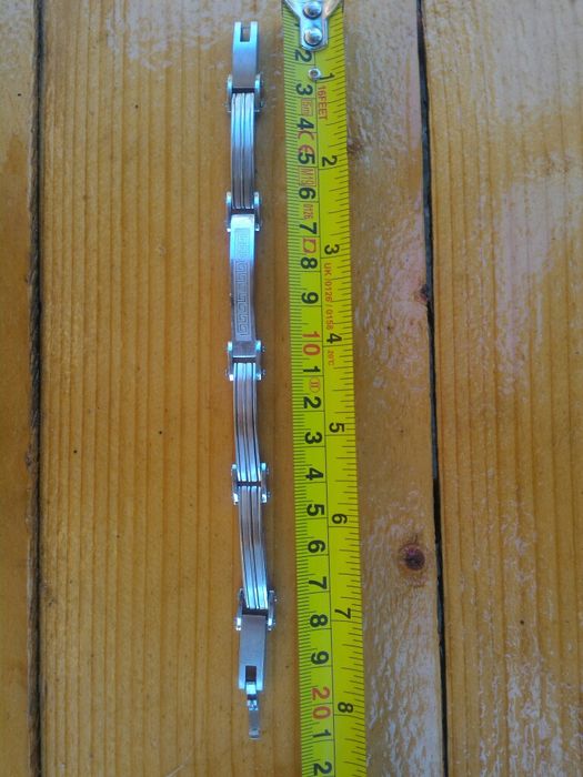 Bratara inox masiv barbati, grea, motive grecesti, lucratura deosebita