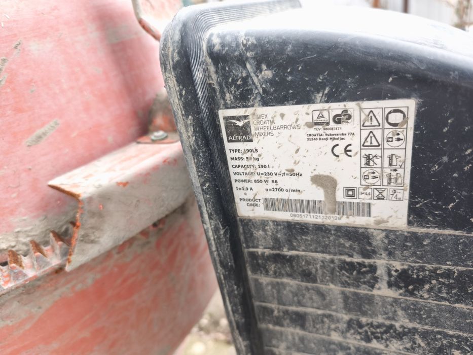 Betoniera LIMEX 190l