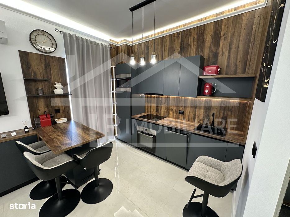 Apartament cu 2 camere, 52mp, terasa 20mp, parcare, lux, Zona Vivat — fotografia 3