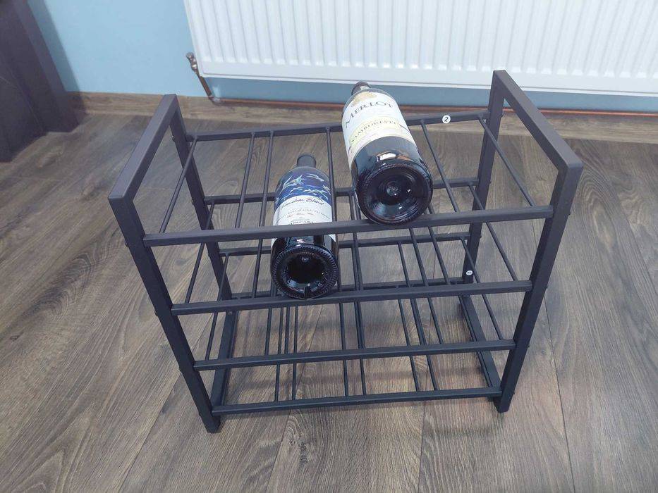 Raft Metalic pentru 16 Sticle Vin, NOU
