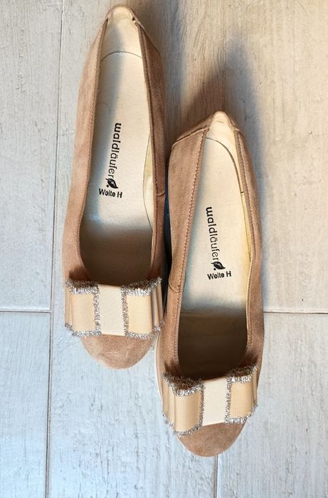 Balerini din piele Waldlaufer  made in Germany