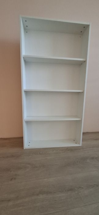 Шкаф етажерка бяла