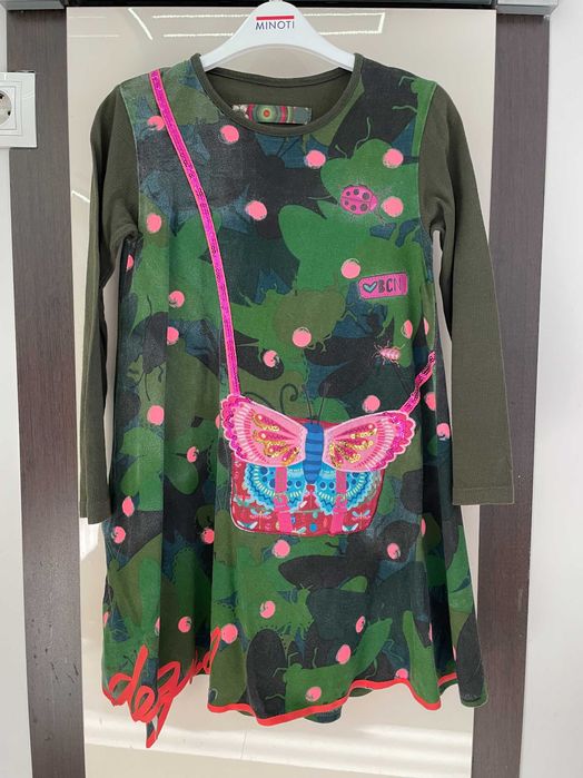 2 уникални рокли, блуза и дънки на Десигуал / Desigual ,122-128 см.