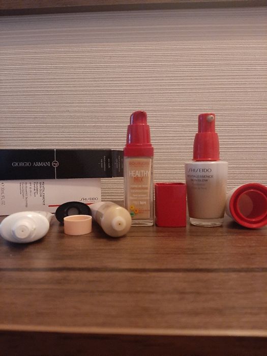 Giorgio Armani, Chanel, Shiseido,Bourjois