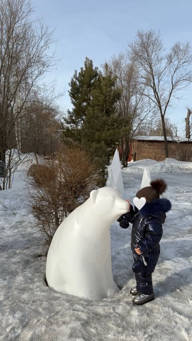 Зимний детский комбинезон