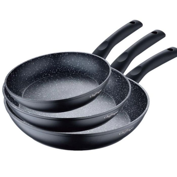 Комплект тигани Cheffinger с мраморно покритие – 3 части за всяка кухн