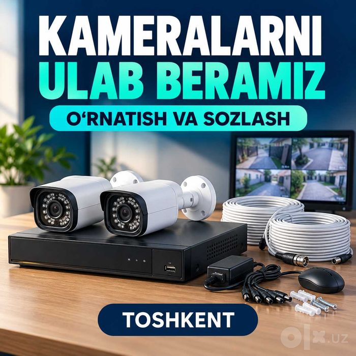 Olingan kuzatuv kameralarini ulab berish