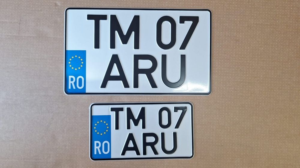Placute auto numere auto personalizate ornamentale