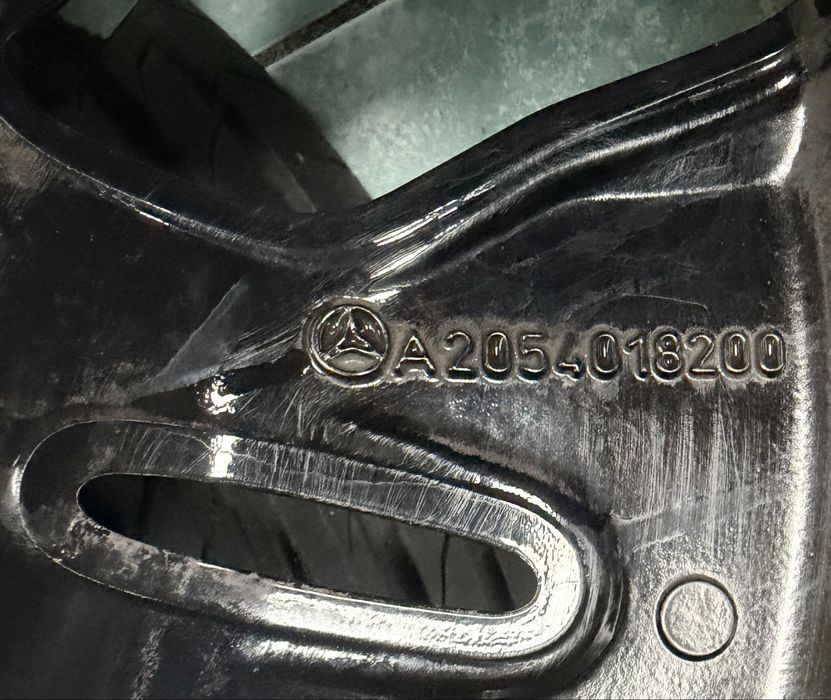 Jante aliaj bicolore R18 originale Mercedes C W205 T205 doua latimi