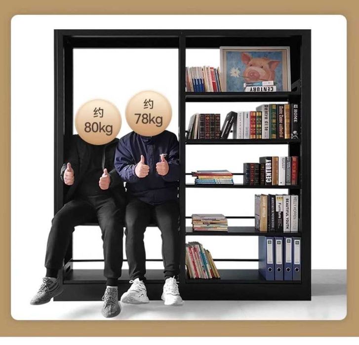 Детский стеллаж для книг / Полка для дтских книжек с иллюстрациями