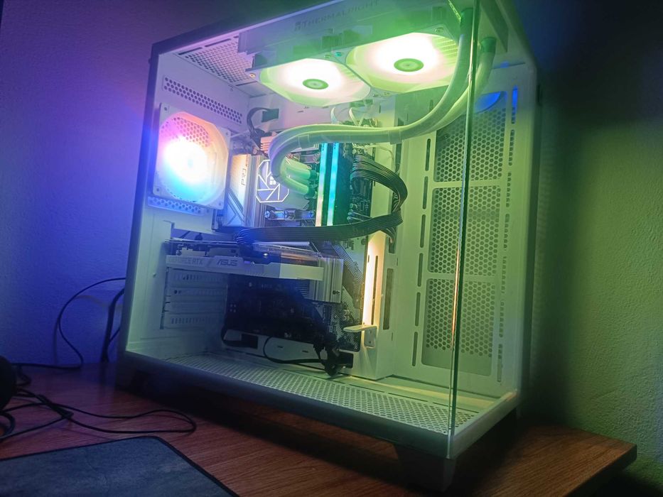 Геймърски Компютър - Gaming PC | i5-12400F + RTX 3060 8GB | WHITE RGB | 6 месеца гаранция