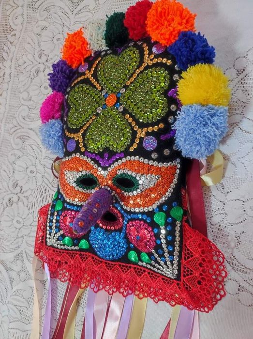 ДЕТСКА кукерска маска, гугла, нова, уникат,ръчна изработка,