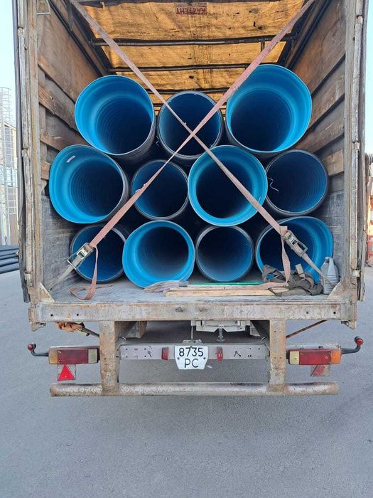 Труба гофрированная (гофра), труба канализационная гофрированная