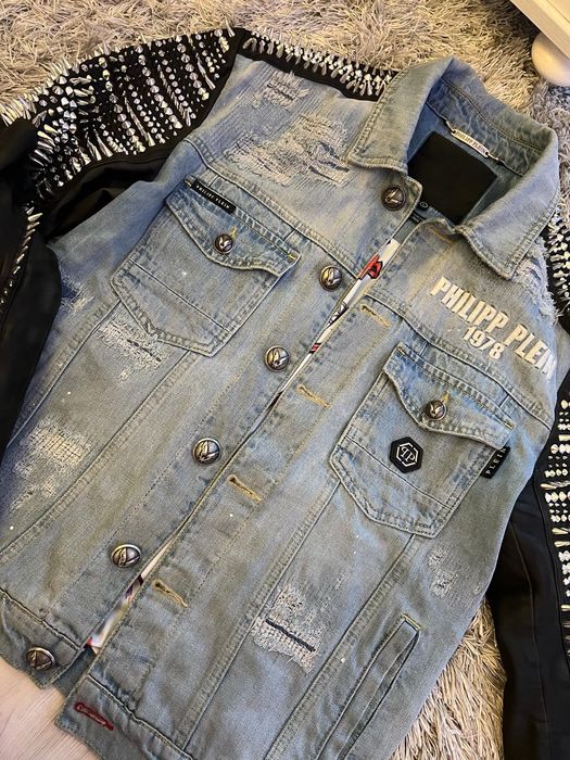 100% Philipp Plein original denim jacket