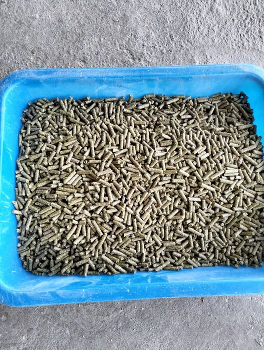 Қуёнлар учун гранула ем