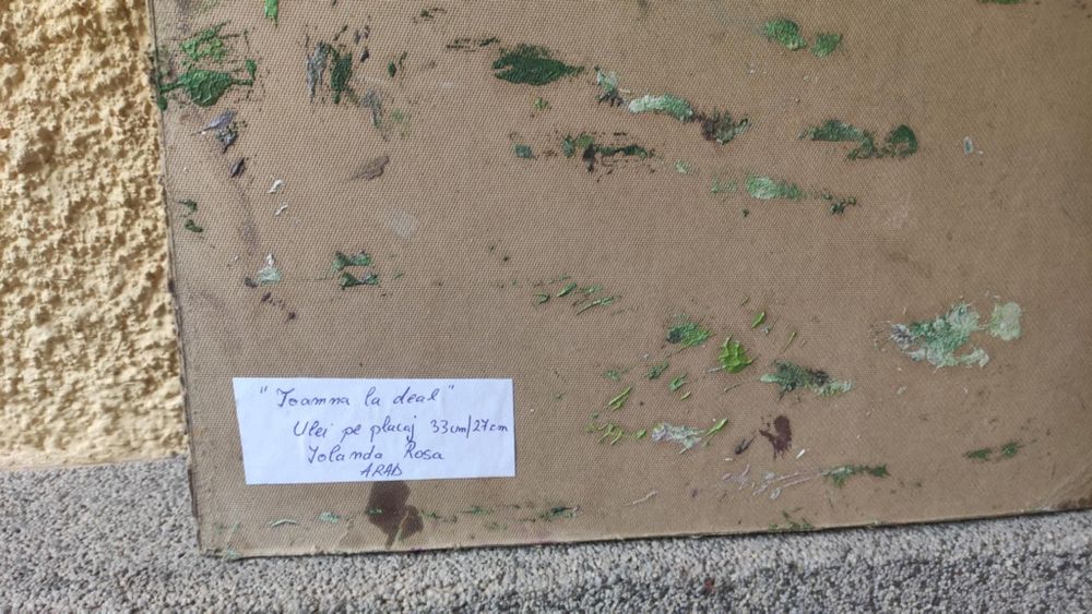 Pictură în ulei, "Toamna la deal", Iolanda Rosa