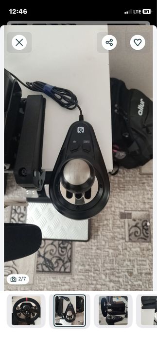 Игровой руль с переключателям